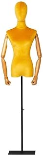 Maniquí de Sastre Profesional, Modelo de maniquí, Estante para Tienda de Ropa, maniquí de Sastre (Color: Amarillo, tamaño: pequeño)
