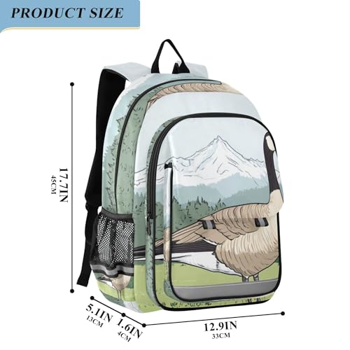 Farm Goose Backpack Lightweight Bookbag Laptop Backpack College School Bag for Boys Girls Kids2