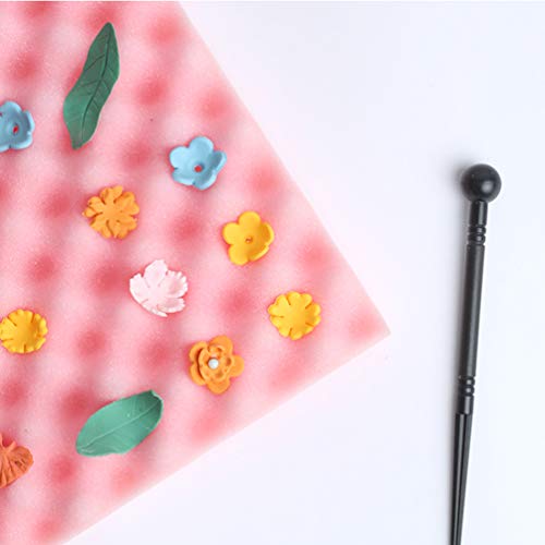 Healeved Fondant Flower Drying Foam Pad 2Pcs Set 10X7.5In Sugar Flower Mats for Cake Decorating and Sugar Paste Flowers Drying Formers - Image 3