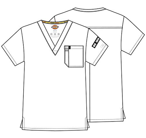 Image of Dickies EDS Essentials Men Scrubs Top Tuckable V-Neck DK635