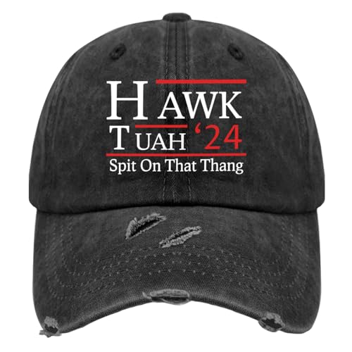 TUAH Spit On That Thang Hat Hat Men Funny Mesh Cap for Summer Tush Spit On That Thang Hat Black