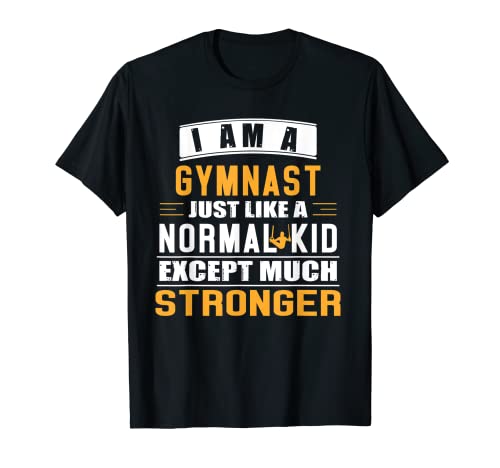 Camiseta de gimnasia artística para niños Camiseta