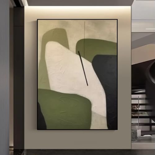 Cadres de tableaux abstraits beiges pour sublimer un mur vide - 2