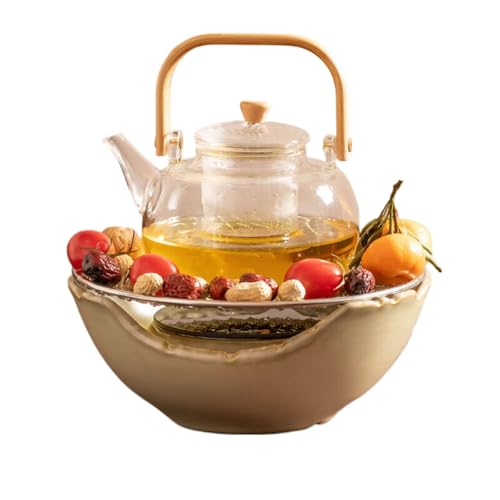 Tetera de vidrio con infusor para disfrutar de un té tradicional en tu hogar