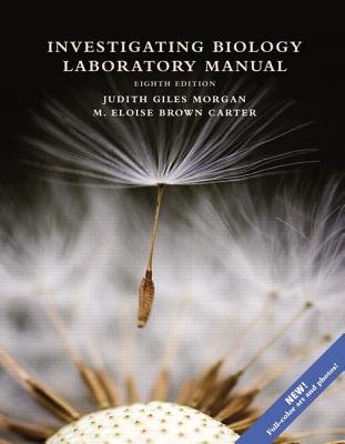 Investigating Biology Laboratory Manual[INVESTIGATING BIOLOGY LAB M-8E][Spiral]