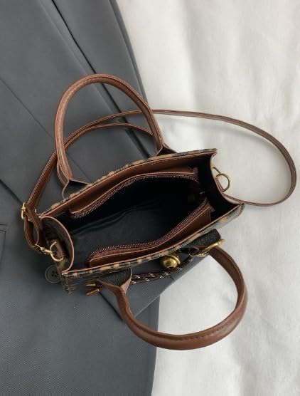 Leopard Print Purses for Women Cheetah Purse Minimalist Shoulder Crossbody Small Square Bag Stylish Versatile Everyday Use Fashionable Essentials for Women3