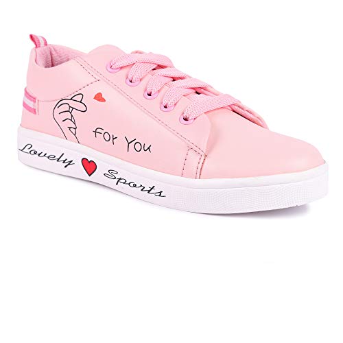 Image of Longwalk Women's Sneaker Walking Shoes for Girl's Pink Shoes Collections