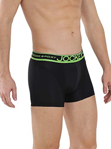 Image of Jockey SP56 Men's Micro Touch Nylon Elastane Stretch Trunks with Stay Fresh & Stay Dry Technology
