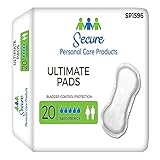 TotalDry Female Incontinent Pad Contoured 16.5