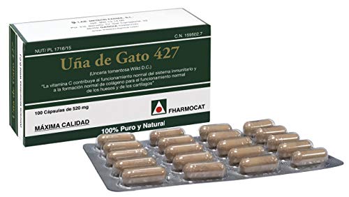 Uña De Gato 427 - 100 Cápsulas De 420 Miligramos