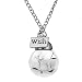 YoungSun Valentine Gift Glass bottle necklace Natural dandelion seed in glass necklace Wish Glass Bead silver plated jewelry