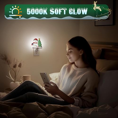 Image of JandCase Christmas Tree & Snowman Night Light