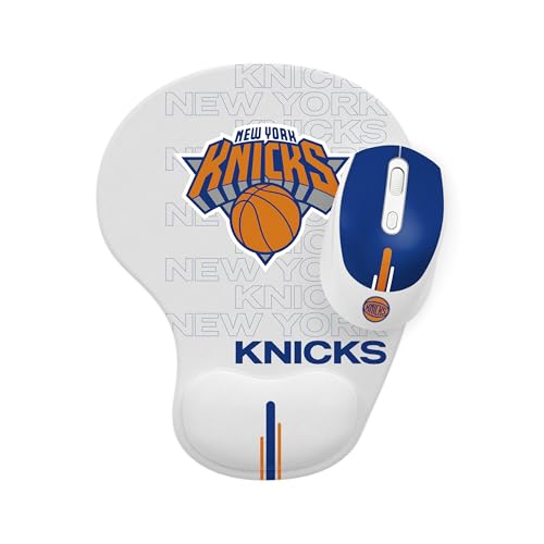 SOAR NBA Wireless Mouse and Mouse Pad, New York Knicks