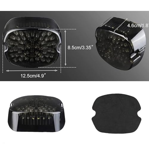 Feu stop arrière et clignotants pour moto Dyna Low Rider