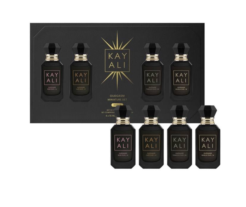 KAYALI OUDGASM ミニ香水セット 4本入り Amazon.com : KAYALI Oudgasm Miniature Set - 4 X 10 ml Eau de