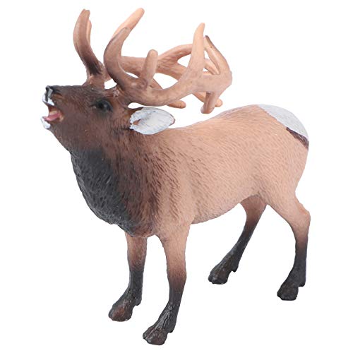 NUOBESTY Estatueta de rena de Natal ornamentos de mesa de veado artificial para festa de Natal, topo