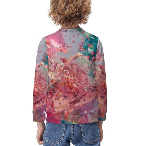 Pink Glittery Sparkles.pngChildren's Casual Pullover Sweatshirt Loose Fit9-11Y2