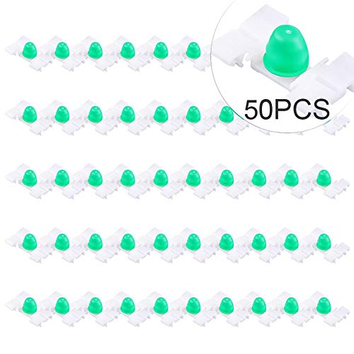 Qiilu 50 Piezas oor Clips de Ajuste Molduras de Puerta Exterior Clips...