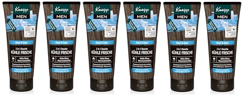Kneipp 2in1 Dusche Kühle Frische Duschgel Kühle Minze Und Meeresmineralien, 6er Pack (6 x 200 ml)