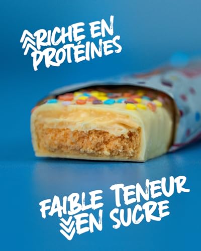 Grenade Barre Hyperprotéinée à Faible Teneur en Glucides - Birthday Cake, 12 x 60 g – Image 5
