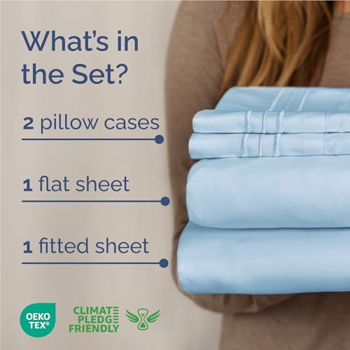 image for CGK Unlimited Full Size 4 Piece Sheet Set - Comfy Breathable & Cooling