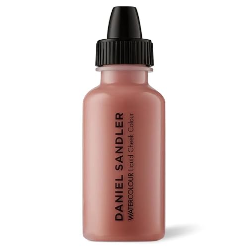 Daniel Sandler WATERCOLOUR LIQUID BLUSH 'CARESS' – Lightweight, Buildable, Water-Resistant Formula for Cheeks, Lips & Eyes