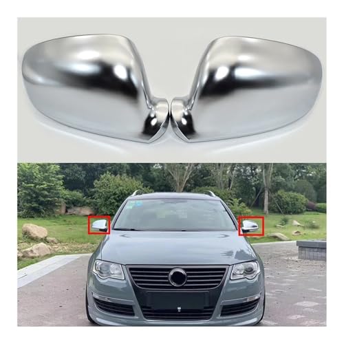 Coques rétroviseur Passat B6 Golf 5 chrome - 2