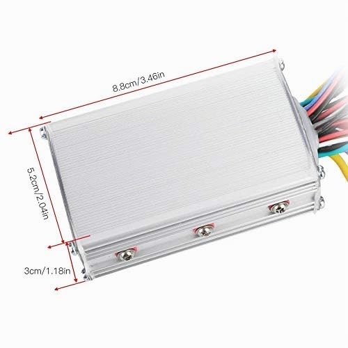 Keenso Kit Display LCD, Kit Controller brushless Elettrico 24V-48V Display LCD Impermeabile per Manubrio da 22,5 mm, per Biciclette elettriche, Auto, Scooter(36V/48V 350W)