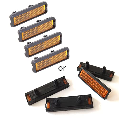 HYBEW 4 Pcs/Set Pedal Reflector Safety Night Cycling Reflective Bike Accessory