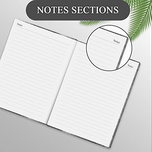Getvow Telephone And Address Book With Tabs - 5" X 7" Address Book Hardcover With Birthday, Address, Phone Numbers, Websites Password. Address Notebook For Home Or Office, Black #TOP5