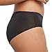 Hanes Womens Comfort, Period. Underwear, Moderate Leaks Protection, Washable Panties, 3-pack Hipster, Warm Steel, Peppercorn Grey, Black, 8 US