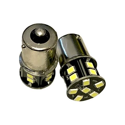 Bombilla LED CARALL* 24V BA15s G18 Blanco Frío 16 SMD 2835 Cover