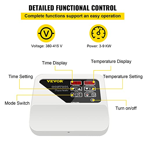 Contrôleur de sauna 3-9kw pour remplacer une commande défectueuse