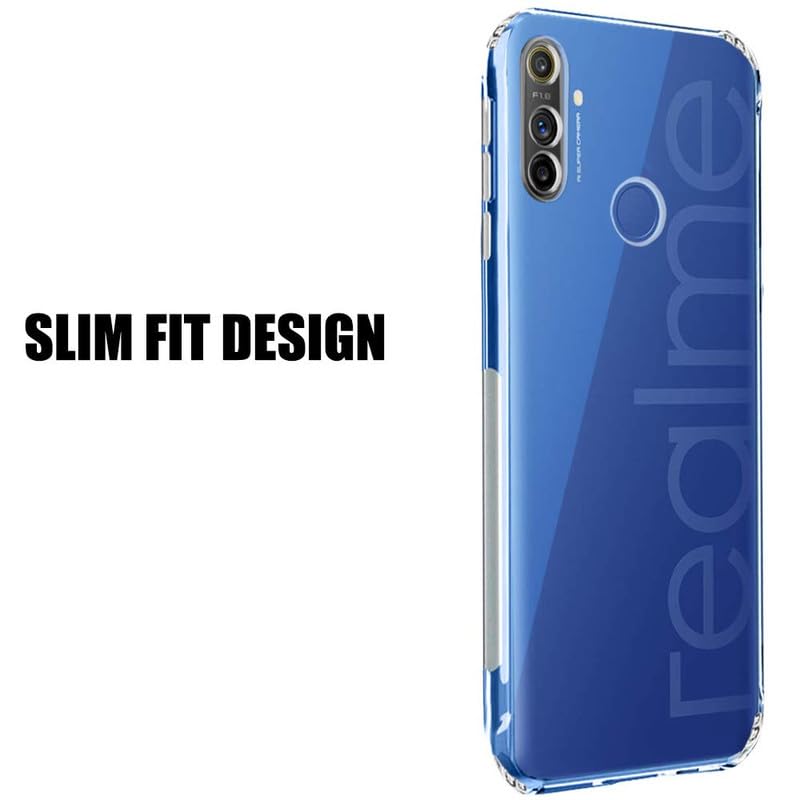 Image of Case Creation Brand - Mobile Cover for Realme Narzo 20a (Soft & Flexible Back Case), Transparent