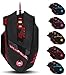 Zelotes Ratón Gaming,9200 DPI Ratón para Juegos, 8 Botones para Gamer, PC o MAC