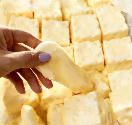 Realistic Swiss Cheese Squishy Toy – Dough Texture Stress Relief Fidget Toy for Adults, Anxiety Relief Sensory Tool, Unique Desk Decor, Not Edible