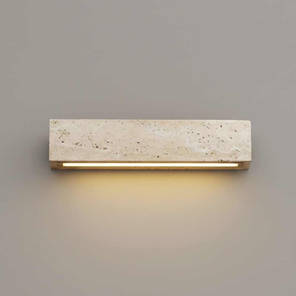 Iluminación arquitectónica ascendente y descendente con aplique rectangular