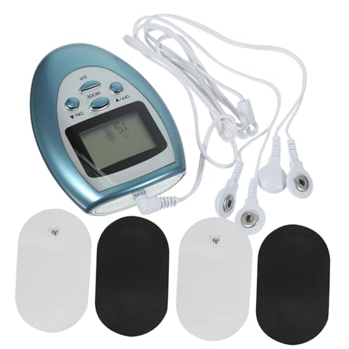 FOYTOKI Masajeador Muscular Eléctrico Portátil Con Modos y Sistema De Electrodos Para Alivio De Espalda Cuello y Piernas