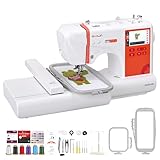 Poolin EOC03 embroidery machine   Machine à broder électronique – Écran tactile LCD 4.3″, cadres 10×10 cm et 10×23,5 cm, import de motifs USB/Wi Fi, idéale débutants et experts