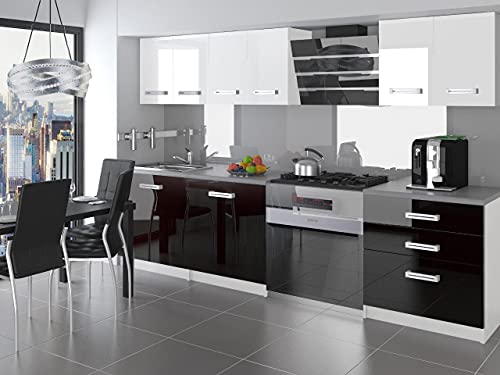 OTELLO  Cucina Completa Modulare + Lineare L 180cm 6 pz  Piano di lavoro INCLUSO  Set di mobili da cucina