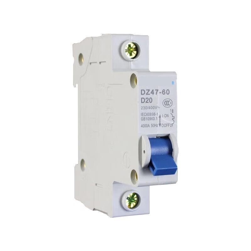 Disjoncteur DZ47-60 1P D20 protection contre surcharges moteurs électriques