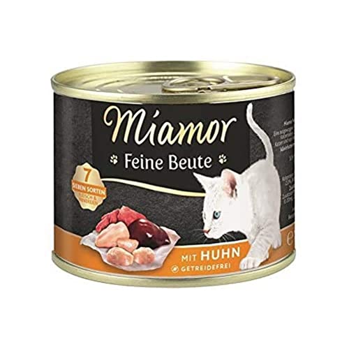 Produktbild von Miamor Feine Beute Huhn Nassfutter für Katzen - 12 x 185 g