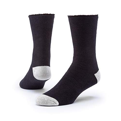 Maggie's Organics - Organic Cotton Recovery Socks - 1 Pair Unisex (Black-Medium)