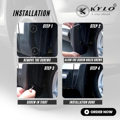 Image of KyloXtreme MUD Flap Swift 3rd Gen (2018-2023)| All-Terrain Mud Flap Set - Durable Splash Guards for Cars and Trucks, Offering Maximum Protection from Mud