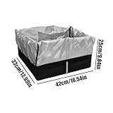 Bike Basket Liner - Waterproof Reflective Insert with Rain Protection, Rear Storage Cover for Cycling | Ideal for Commuting, Shopping, Travel, Walks - Image 5