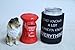 Tainada Neoprene Beer Beverage Drink Can Coolie Cooler Insulators (2 pcs,Double Sided Printing) + One Coaster (World's #1 Grandpa)