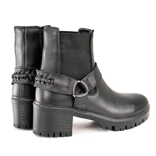 Image of Milwaukee Leather Women's Motorcycle Fashion Boots - Leather Riding Footwear - 7.5