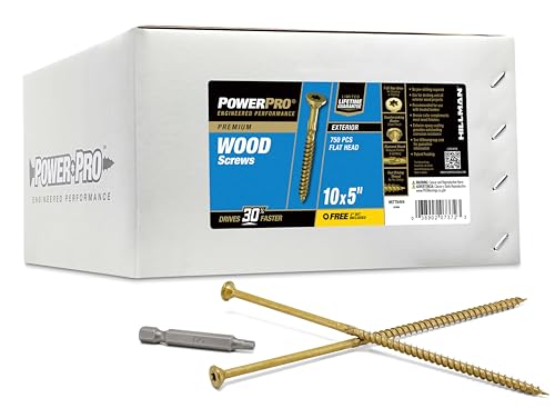 Vis à bois Power Pro pour assembler vos abris de jardin et terrasses en bois sans effort