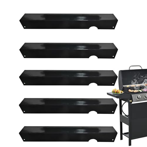 Holdes Deflector de calor para barbacoa, placas deflectores de acero inoxidable para barbacoa, tienda de calefacción portátil y repuesto antiadherente, para barbacoa, terraza, jardín,