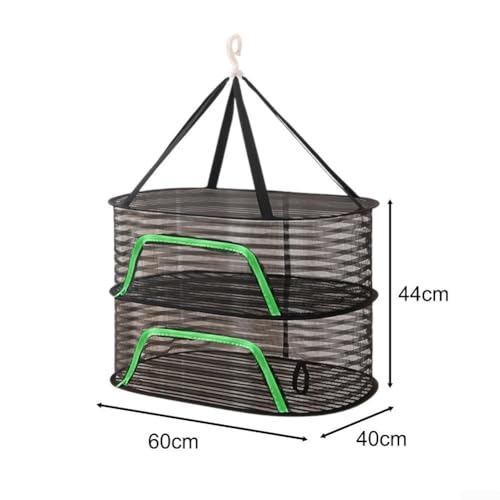 Red de secado plegable de 4 niveles para hierbas flores y verduras de 60cm 3
